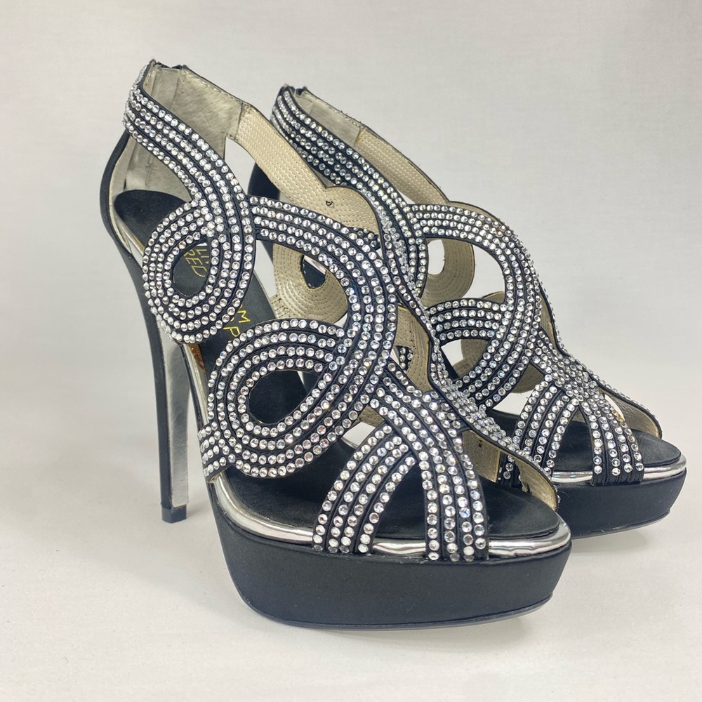 NEW E! Live from the Red Carpet Rhinestone Evening Heels Size 8B